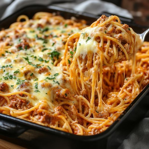 🍝 Pasta all’aglio e formaggio in un unico piatto 🍝