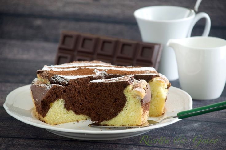 Torta giorno e notte in 10 minuti di forno