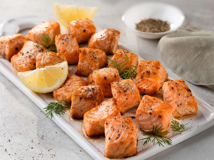 🍣 Bocconcini di salmone in airfryer 🍋✨