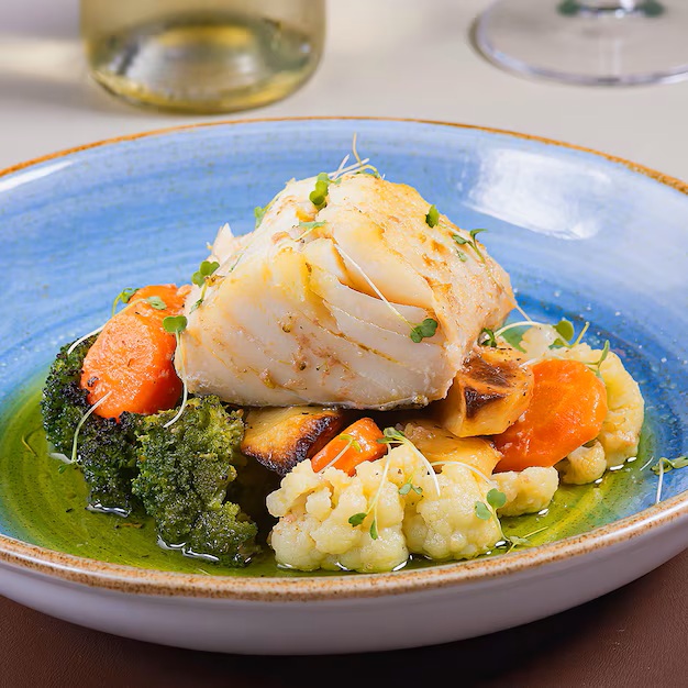 🐟 Padellata di pesce e verdure con latte di cocco 🥦🥕