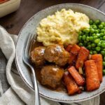 Polpette con patate e verdure